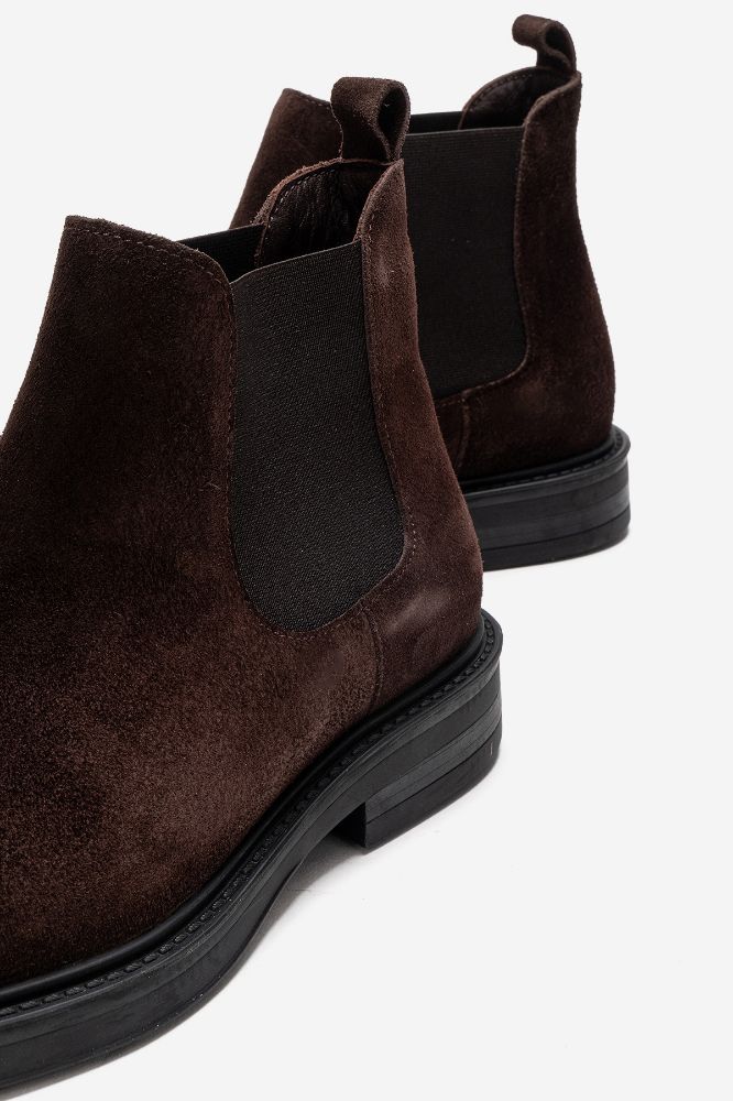 erkek-deri-lastikli-bot-KAHVE SUET-GLR9723-0103970_0